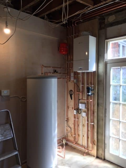 unvented cylinder installation Boiler and unvented cylinder installation